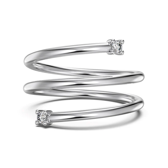 Anello CikOrefice Gioielli Donna in Argento Cubic Zirconia RPGWR16 - RPGWR16